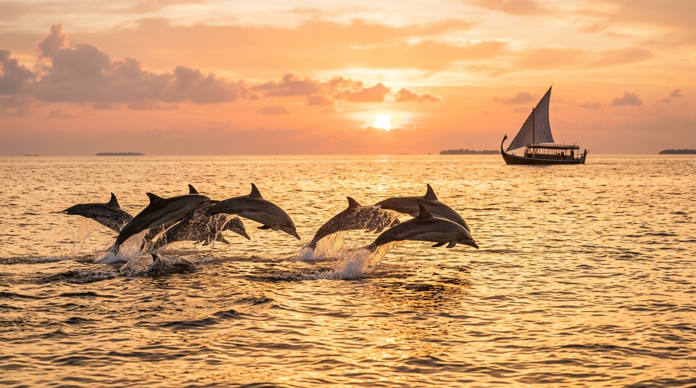 Sunset Dhoni & Dolphin Safari